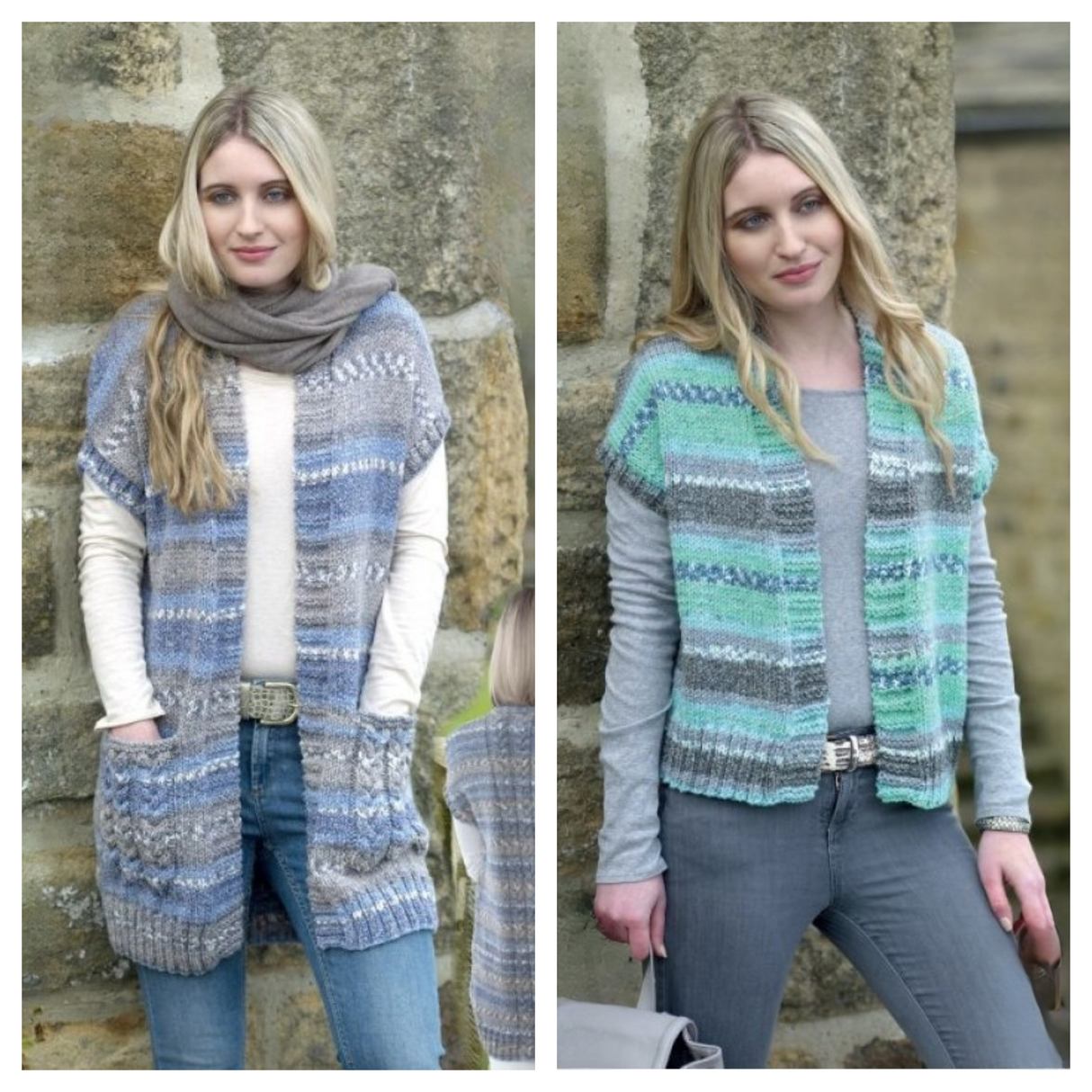 King Cole Drifter Chunky Waistcoats Pattern 4607