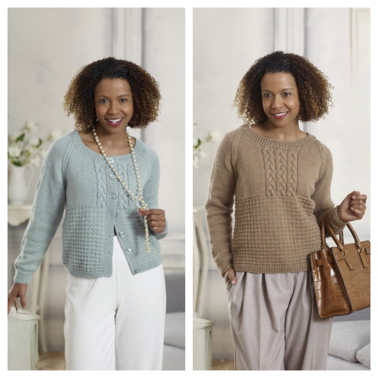 King Cole Majestic DK Sweater & Cardigan Pattern 5224