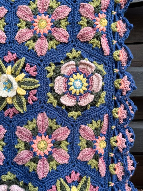 Climbing Rose Wrap By Janie Crow - Yarn Pack