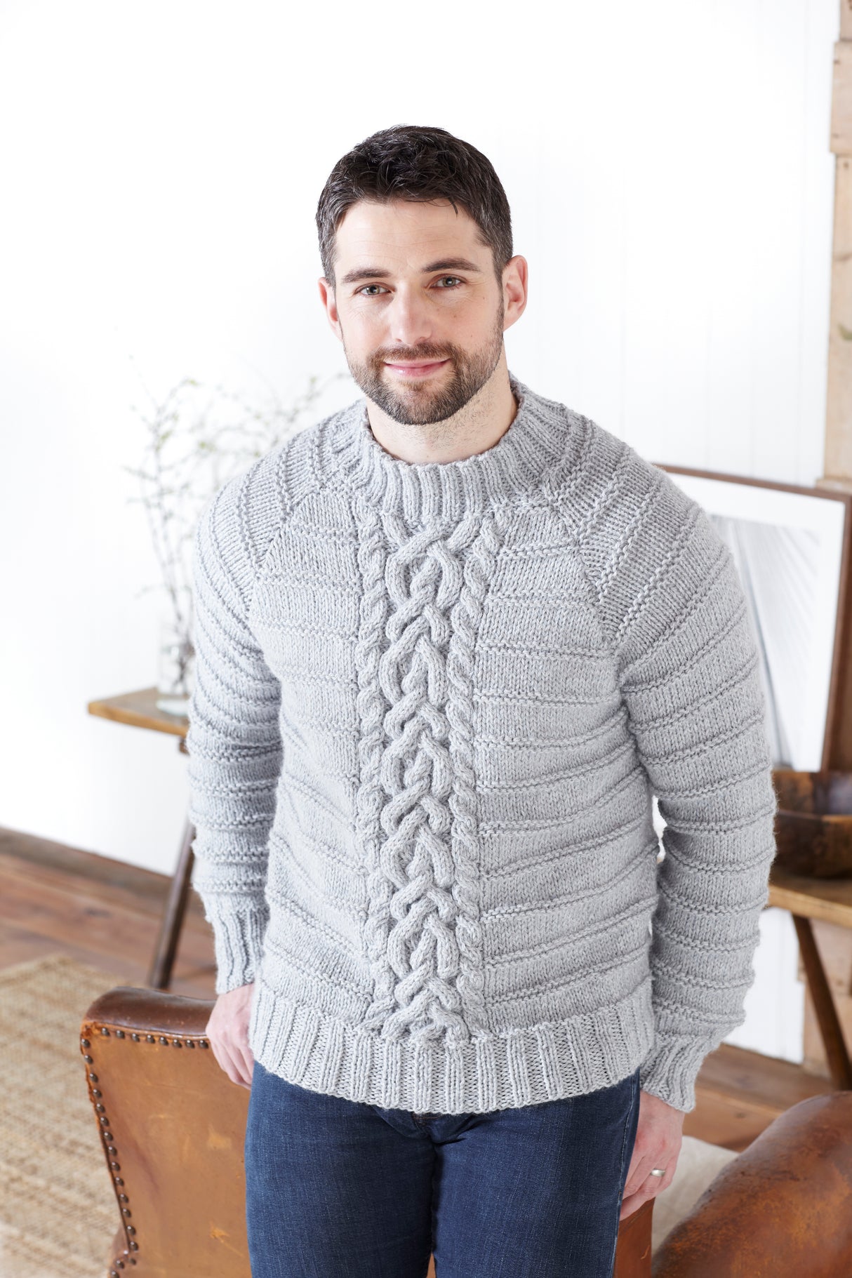 King Cole Big Value Poplar Chunky Sweaters Pattern 5499