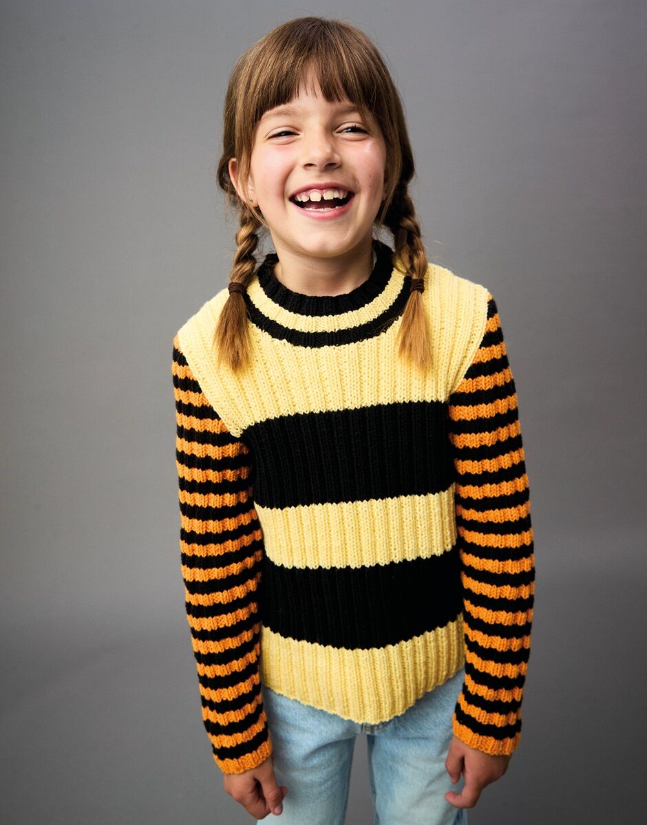 Sirdar Snuggly Replay DK Kick Flip Sweater Pattern 2625