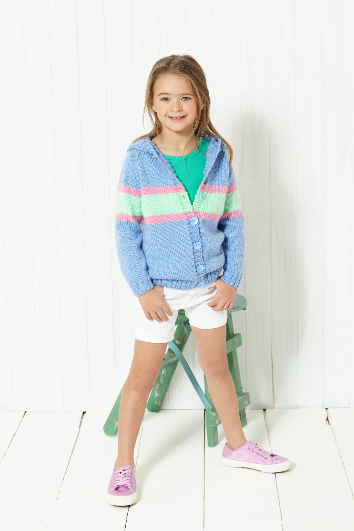 King Cole Paradise Beaches DK Cardigans Pattern 5613