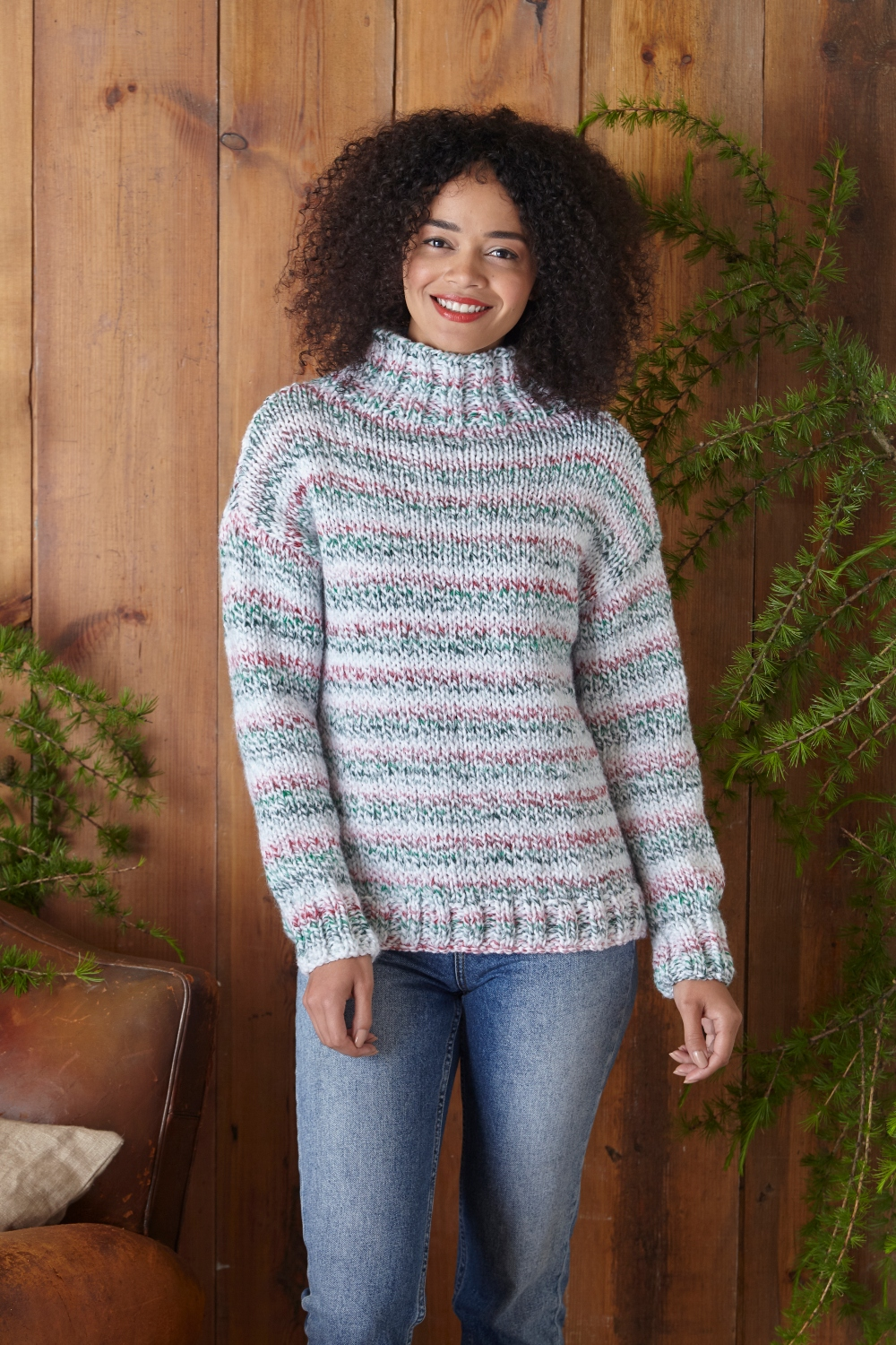 King Cole Christmas Super Chunky Cardigan & Sweater Pattern 5780