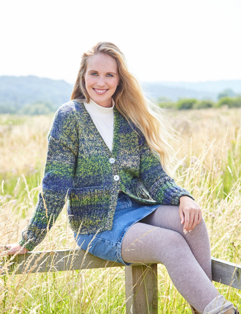 King Cole Autumn Chunky Cardigan Pattern 5812