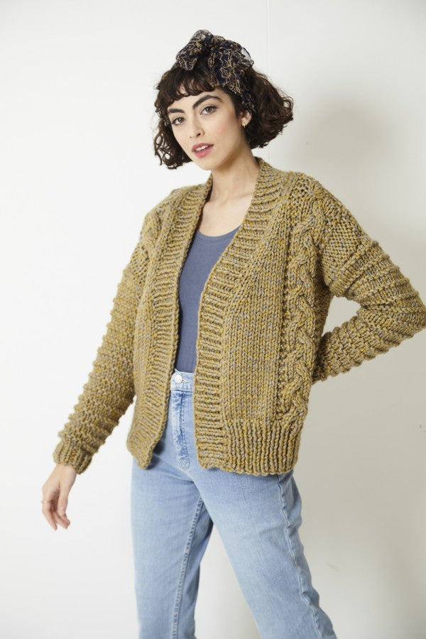 King Cole Big Value Super Chunky Stormy Sweater & Edge to Edge Jacket Pattern 5842