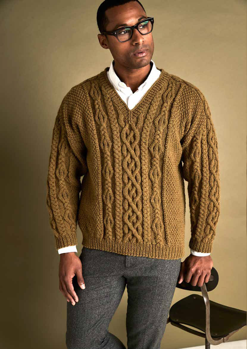 Wendy Pure Wool Aran Sweater Pattern 6167