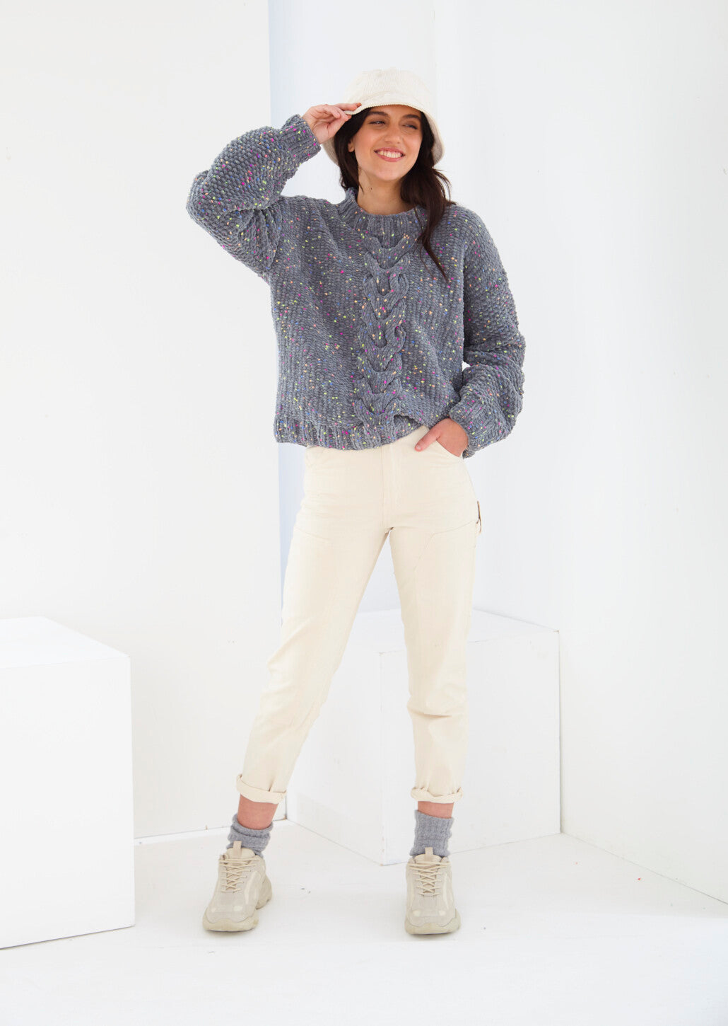 King Cole Yumtastic Chunky Women's Sweaters Pattern 6256