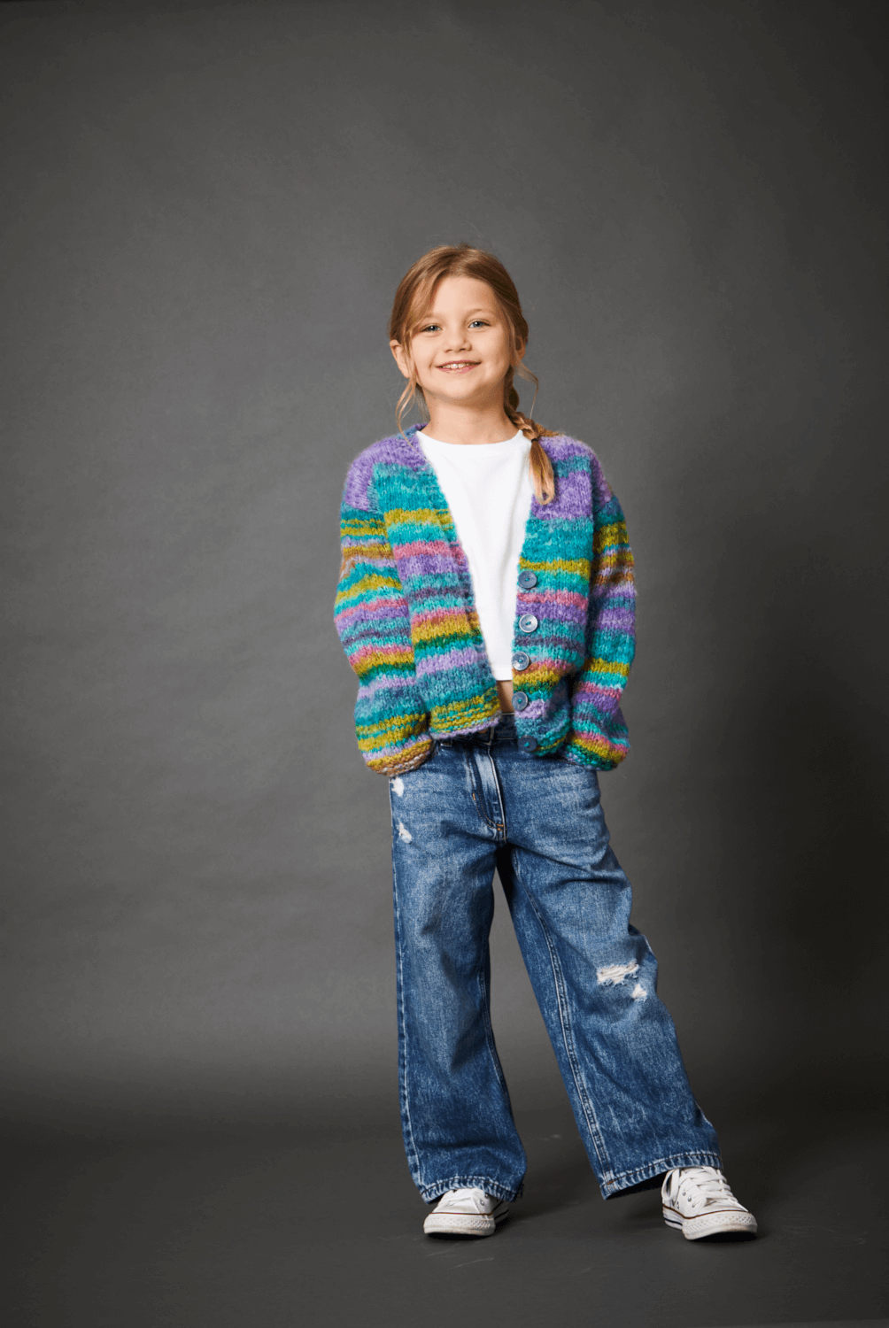 King Cole Flair Chunky Sweater, Cardigan & Tank Top Pattern 6380