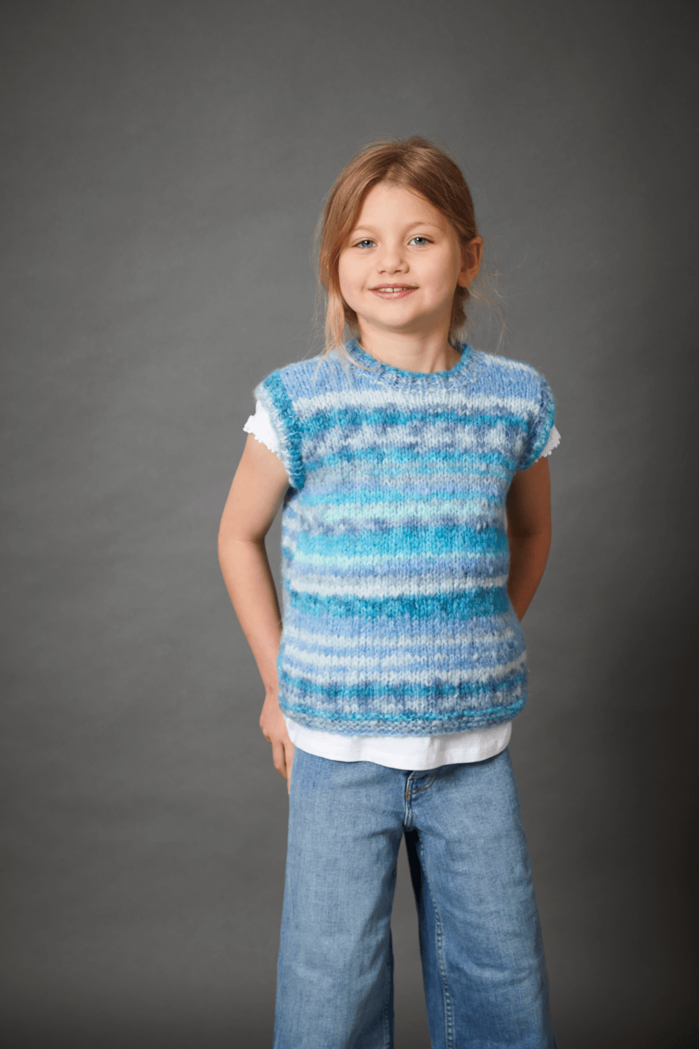 King Cole Flair Chunky Sweater, Cardigan & Tank Top Pattern 6380