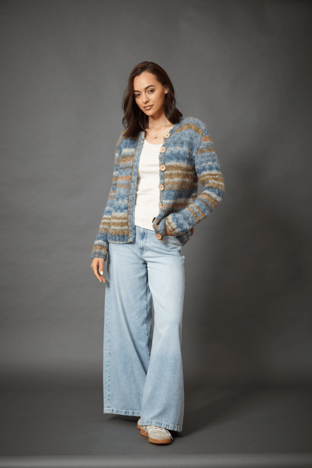 King Cole Flair Chunky Cardigan & Sweater Pattern 6381