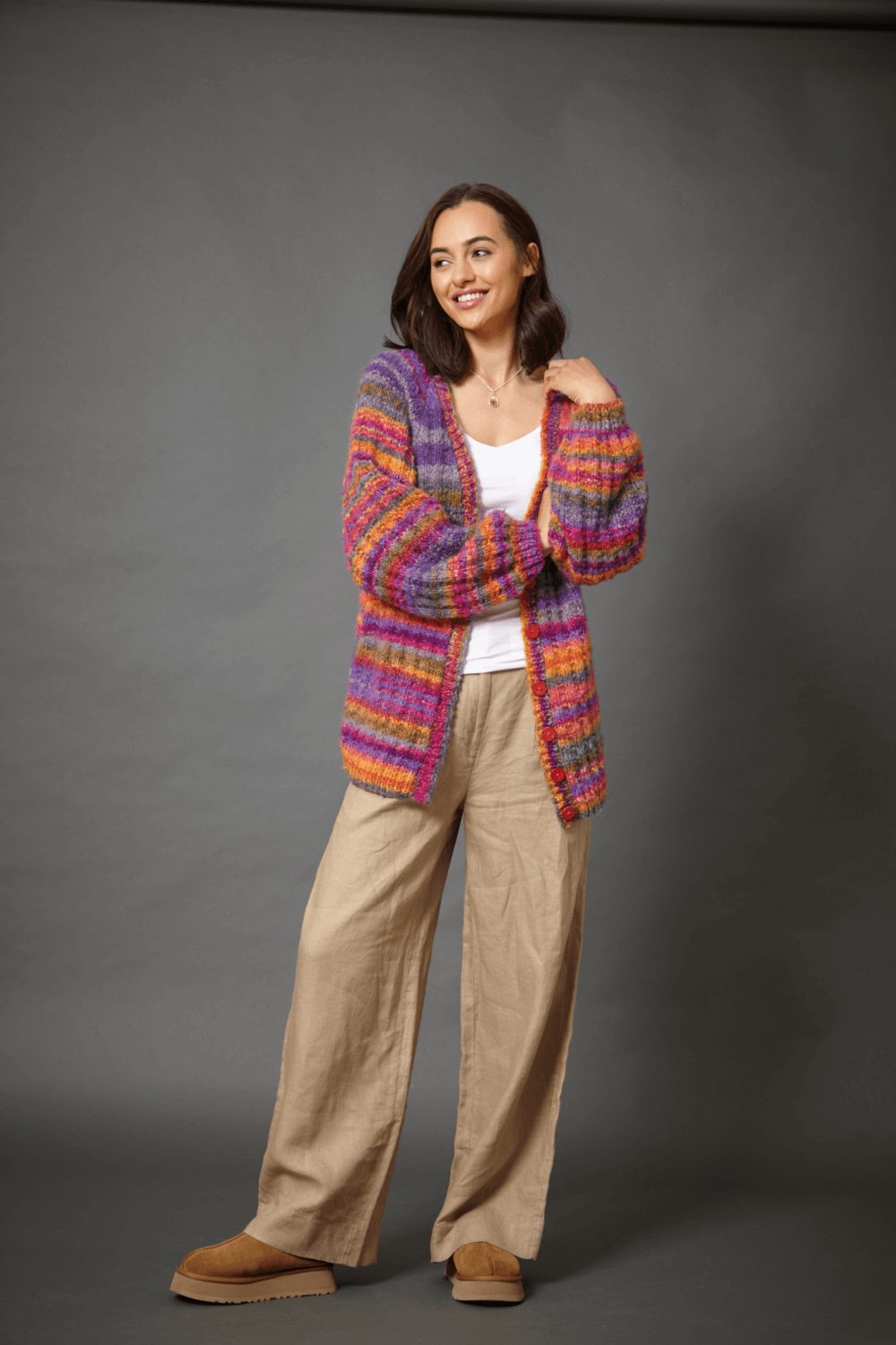 King Cole Flair Chunky Sweater & Cardigan Pattern 6384