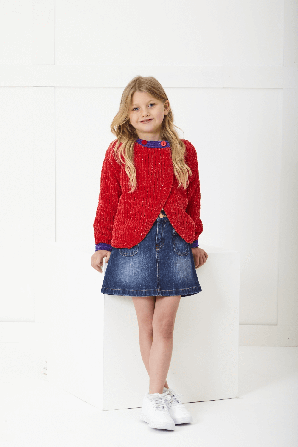 King Cole Yummy Glitz Chunky Boleros Knitting Pattern 6390