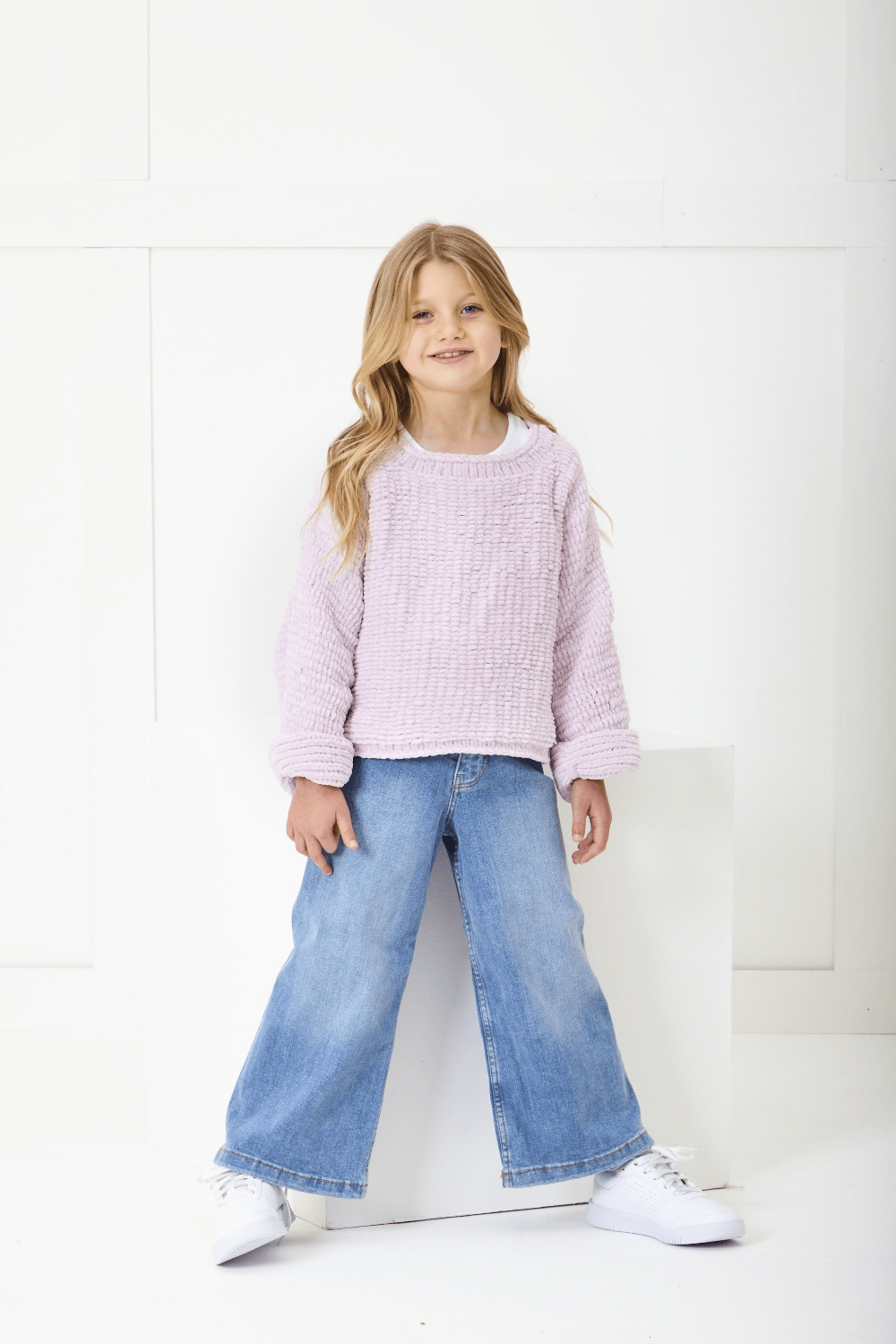 King Cole Yummy Glitz Chunky Cape Top and Sweater Knitting Pattern 6391