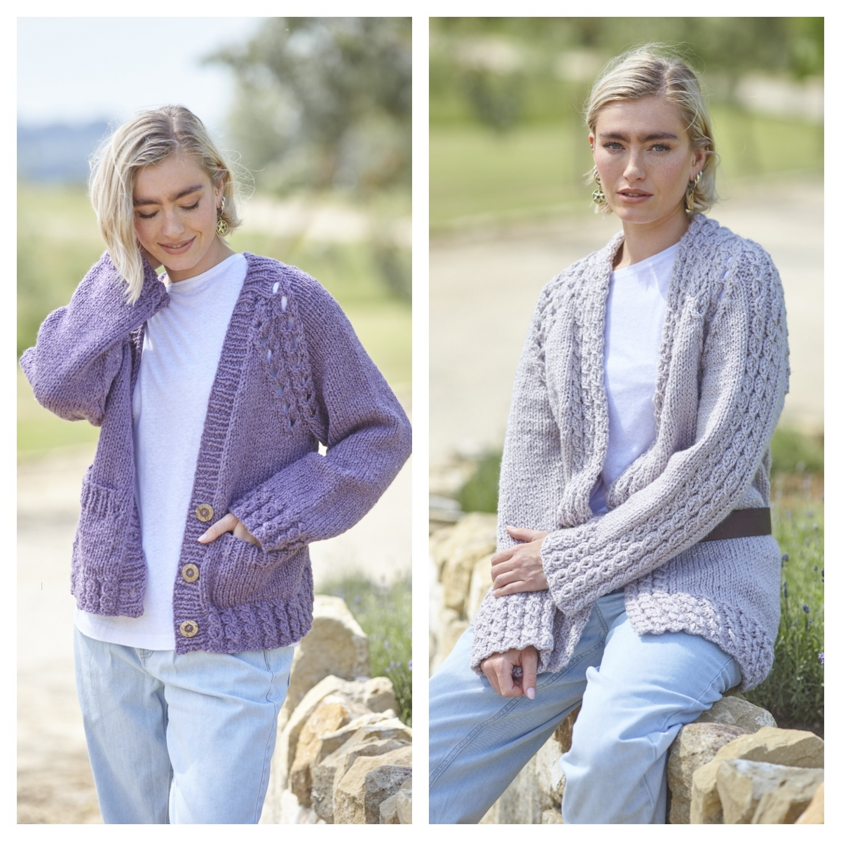King Cole Dalesway Chunky Cardigans Pattern 6410 – Littlewoolshop.com