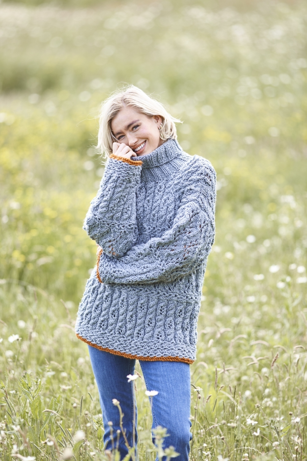 King Cole Dalesway Chunky Sweater and Cardigan Pattern 6411