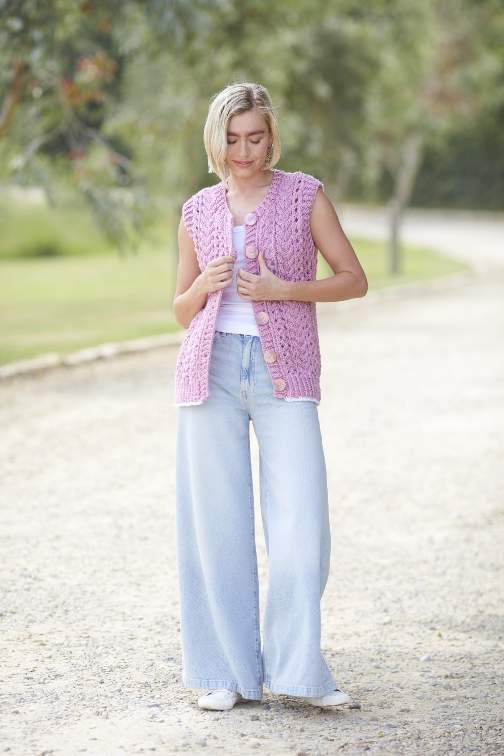 King Cole Dalesway Chunky Cardigan, Waistcoat and Tank Top Pattern 6412