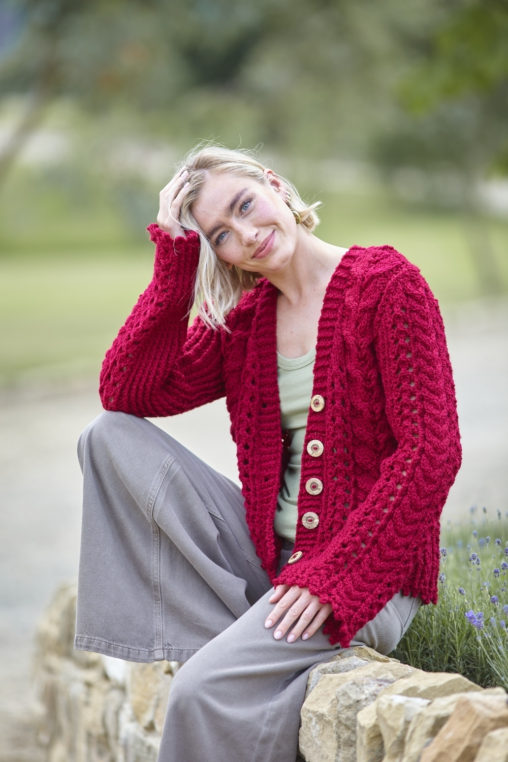 King Cole Dalesway Chunky Cardigan, Waistcoat and Tank Top Pattern 6412