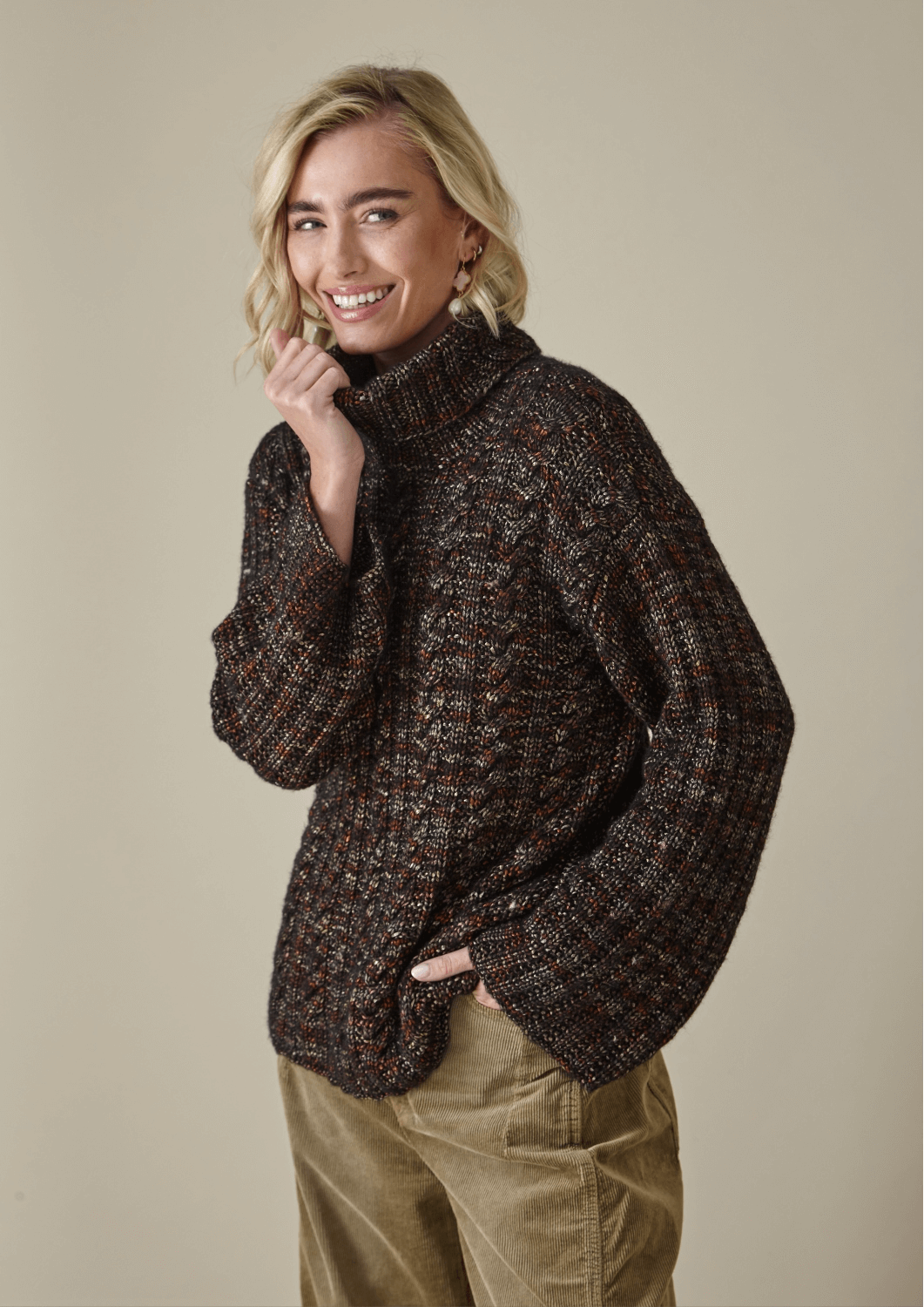 King Cole Firefly Aran Sweater and Cardigan Pattern 6447