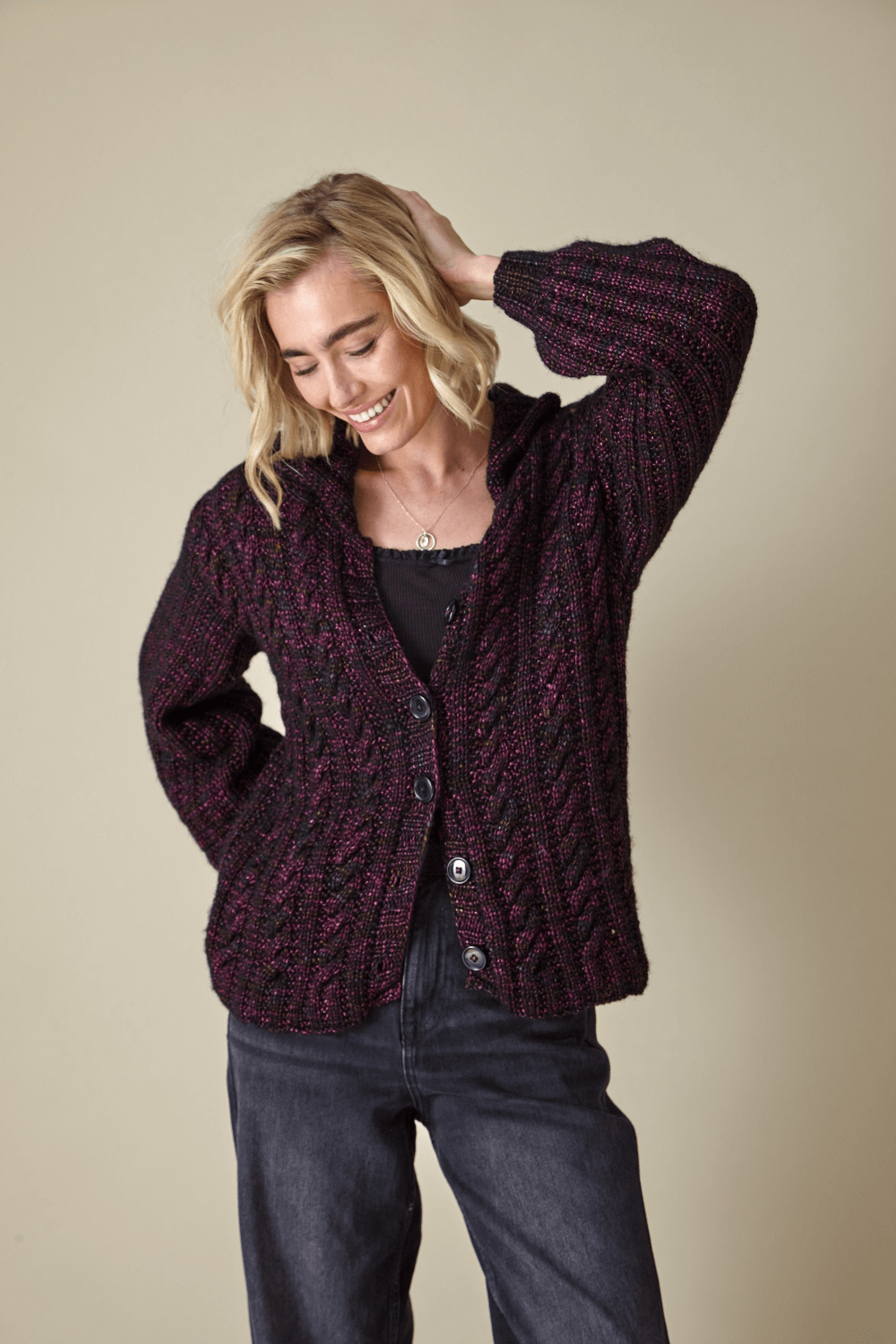 King Cole Firefly Aran Sweater and Cardigan Pattern 6447