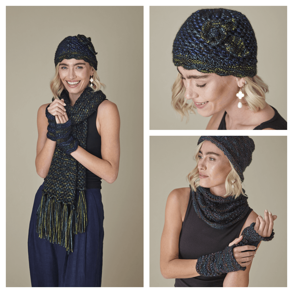 King Cole Firefly Aran Accessories Pattern 6450