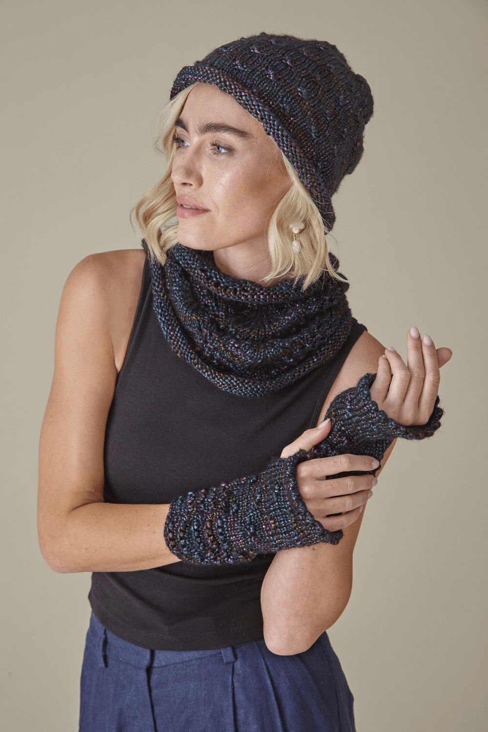 King Cole Firefly Aran Accessories Pattern 6450