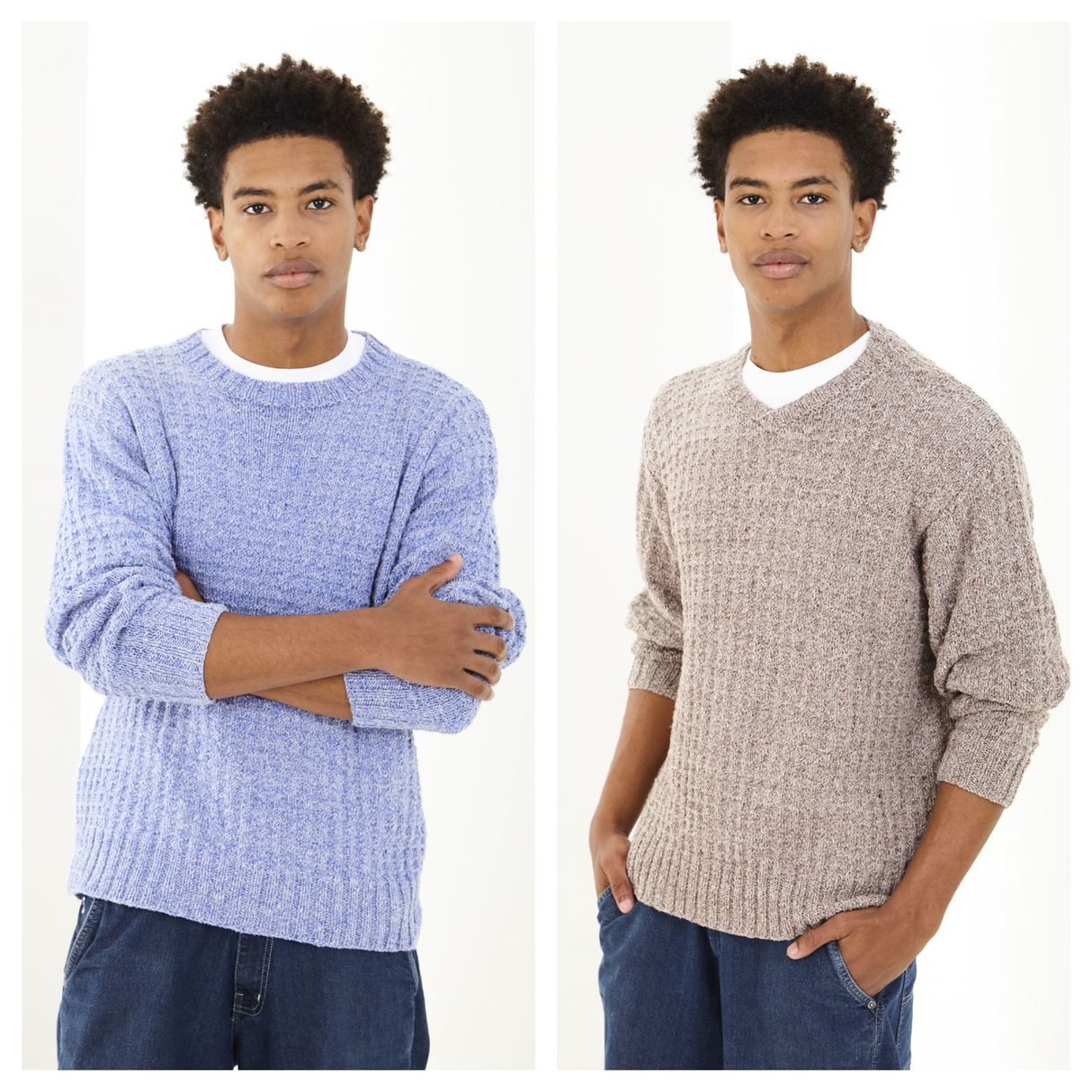 King Cole Simply Denim DK Sweaters Pattern 6476