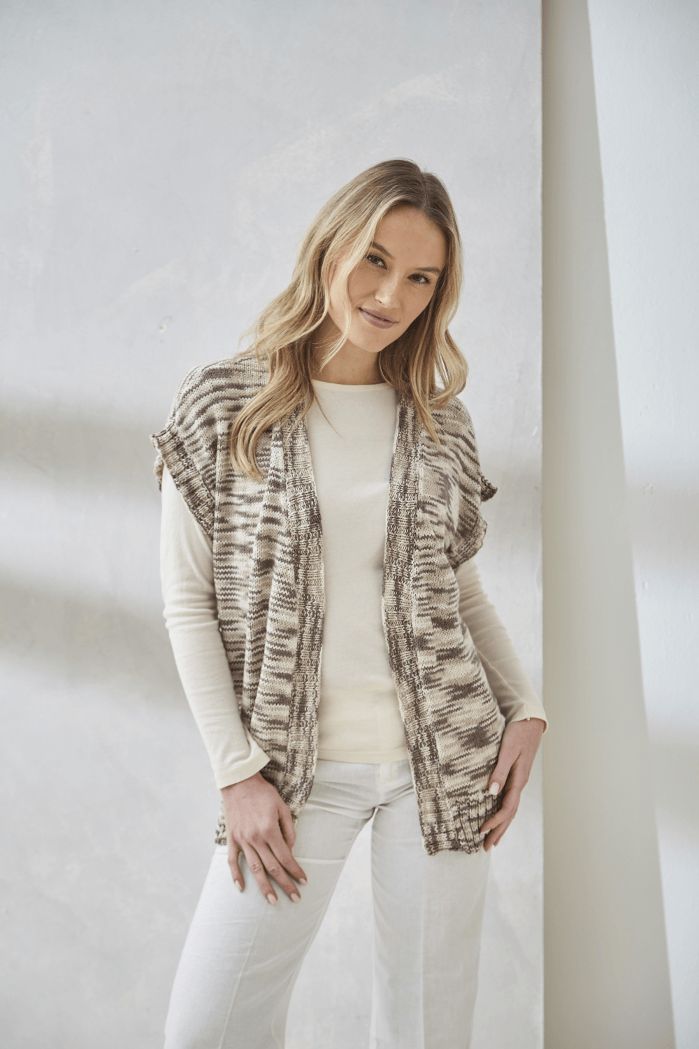 King Cole Linendale Reflections DK Cardigan and Waistcoat Pattern 6483