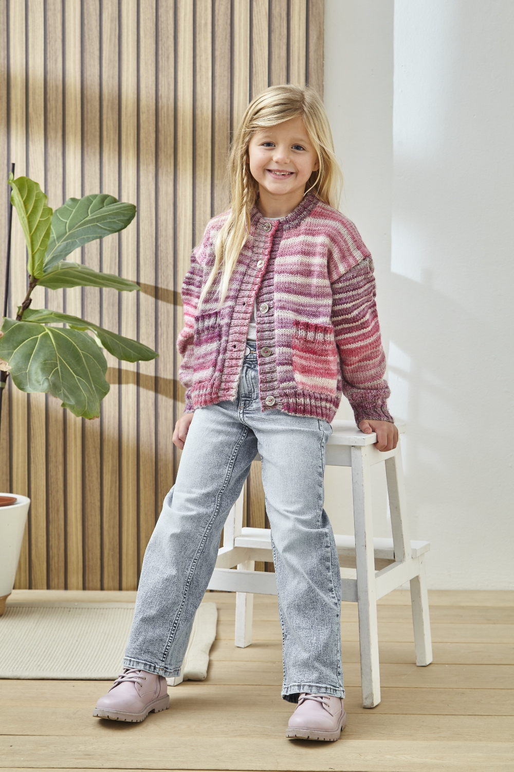 King Cole Cottagespun DK Cardigans Pattern 6492