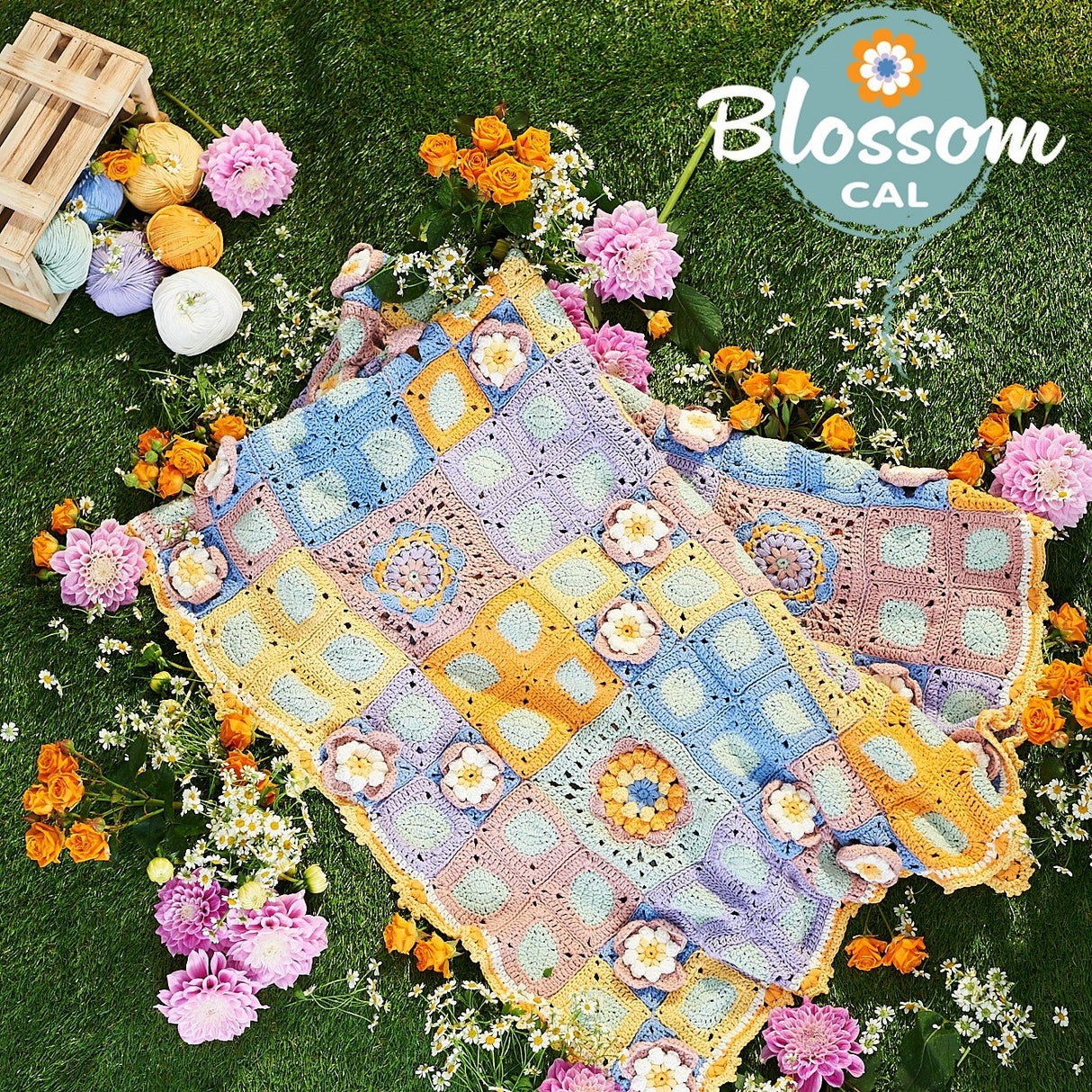 Stylecraft & UKHA The Blossom CAL Blanket - Yarn Pack