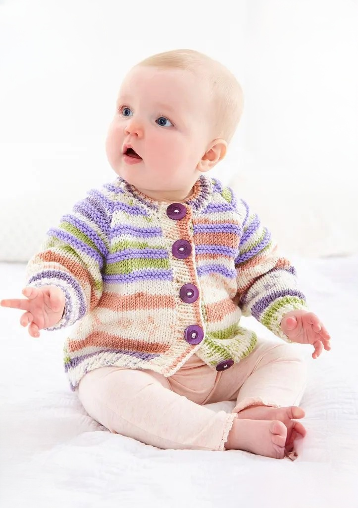 King Cole Cherished DK Cardigan and Hat Pattern 6530