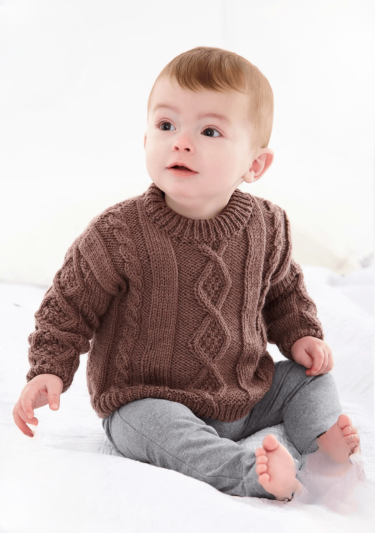King Cole Comfort Baby DK Sweater and Slipover Pattern 6531
