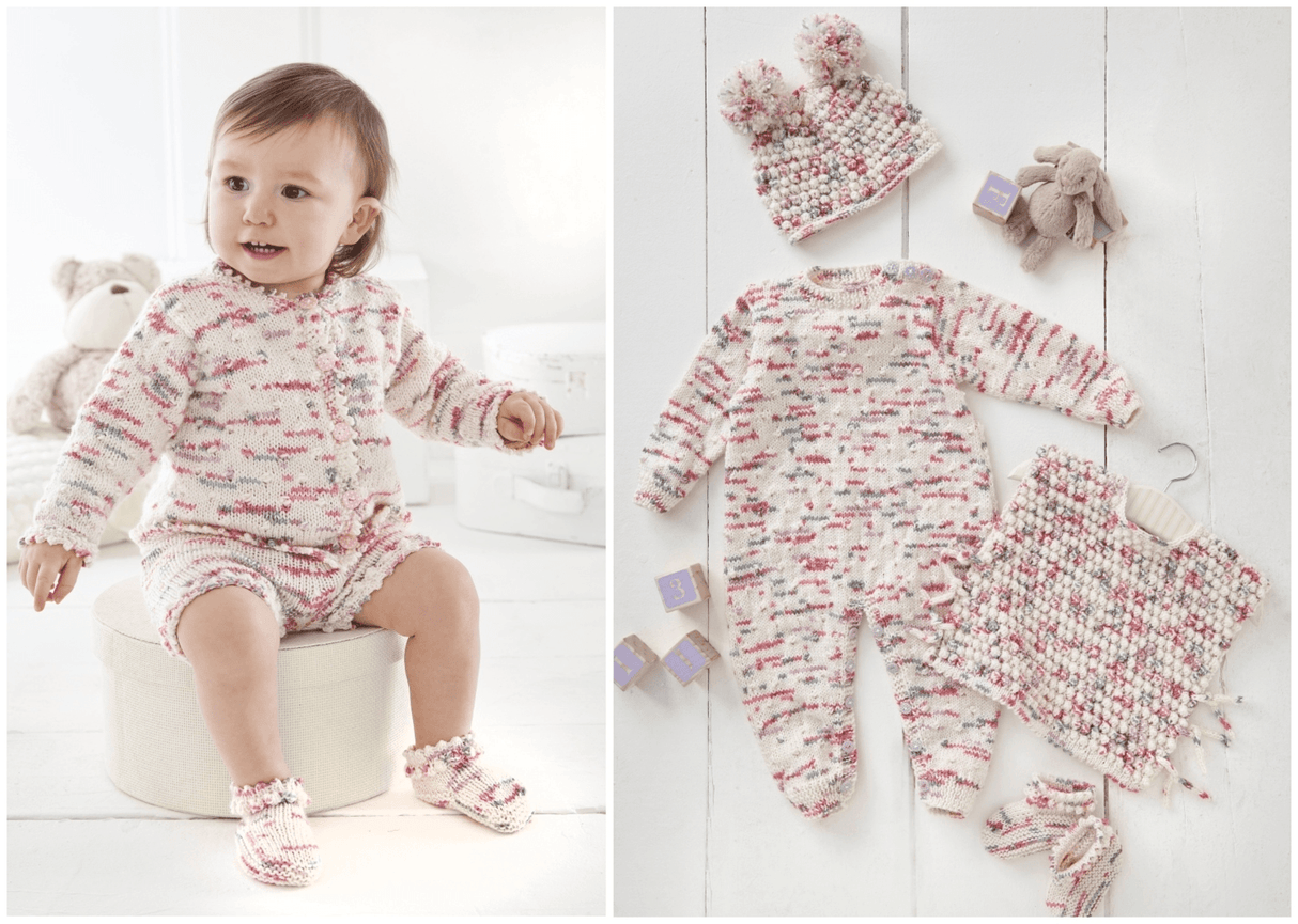 King Cole Dot Dot Dash DK Baby Set Pattern 6541