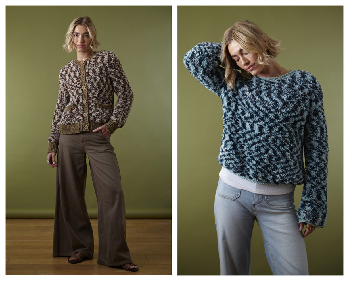 King Cole Animal Kingdom Chunky Sweater and Cardigan Pattern 6552