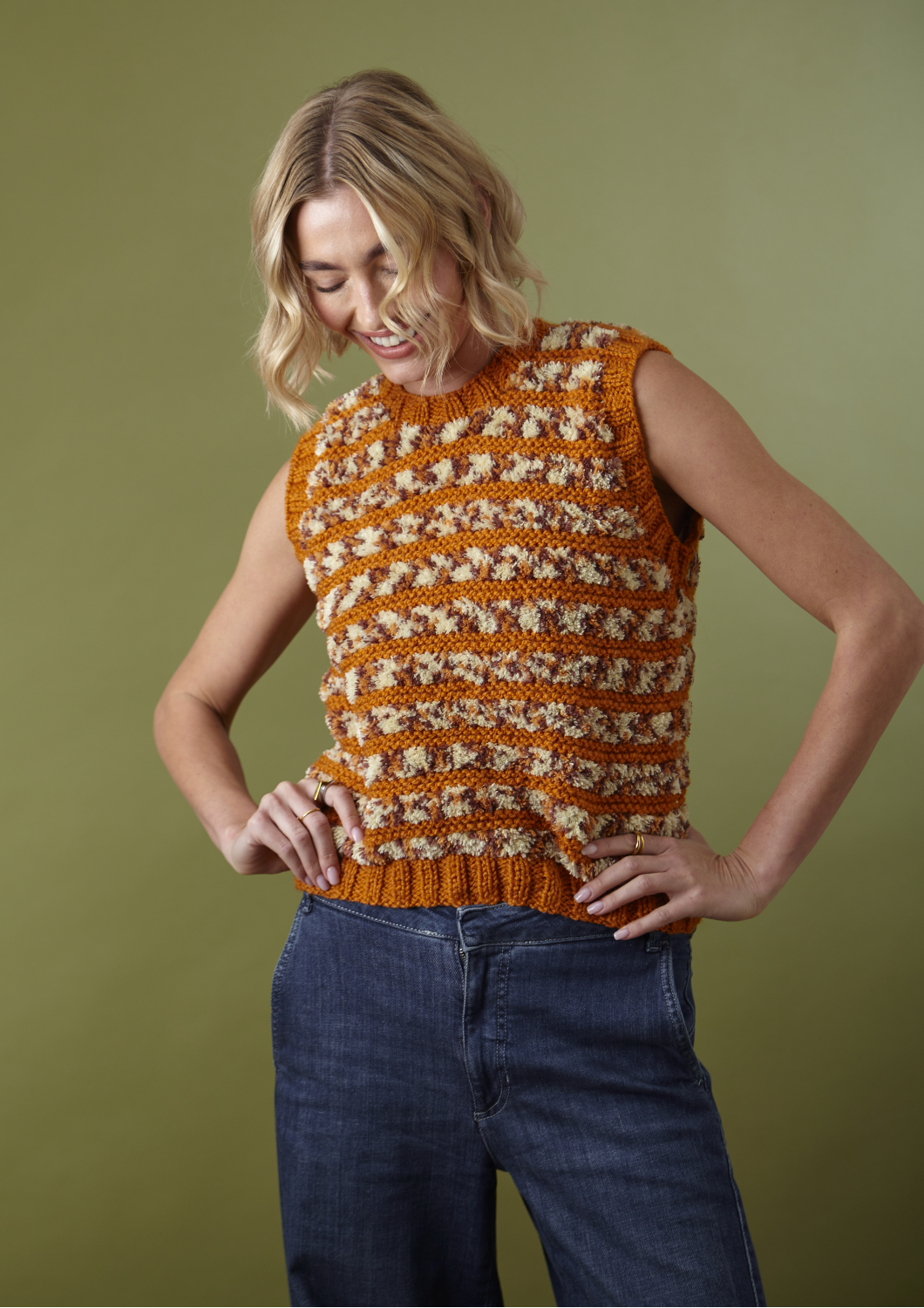 King Cole Animal Kingdom Chunky Tank Top and Cardigan Pattern 6555