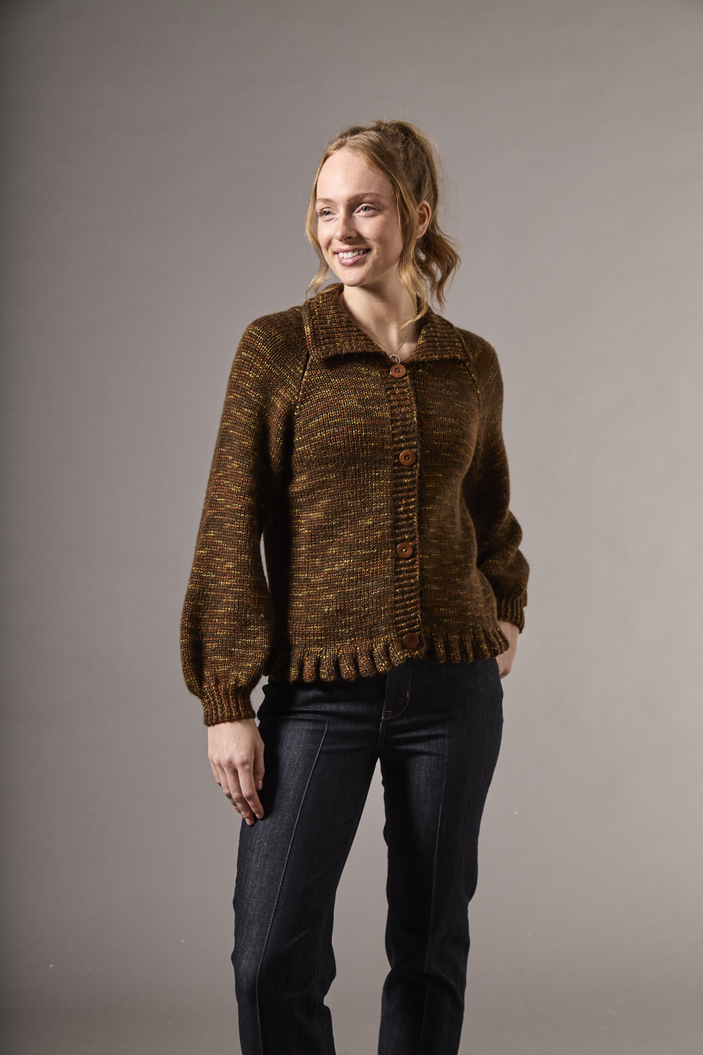 King Cole Firefly Aran Sweater and Cardigan Pattern 6558