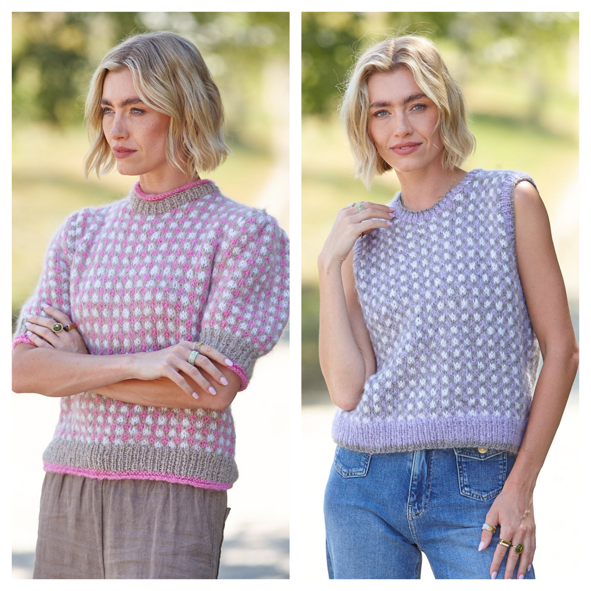 King Cole Flair Solo Chunky Tank Top and Sweater Pattern 6592