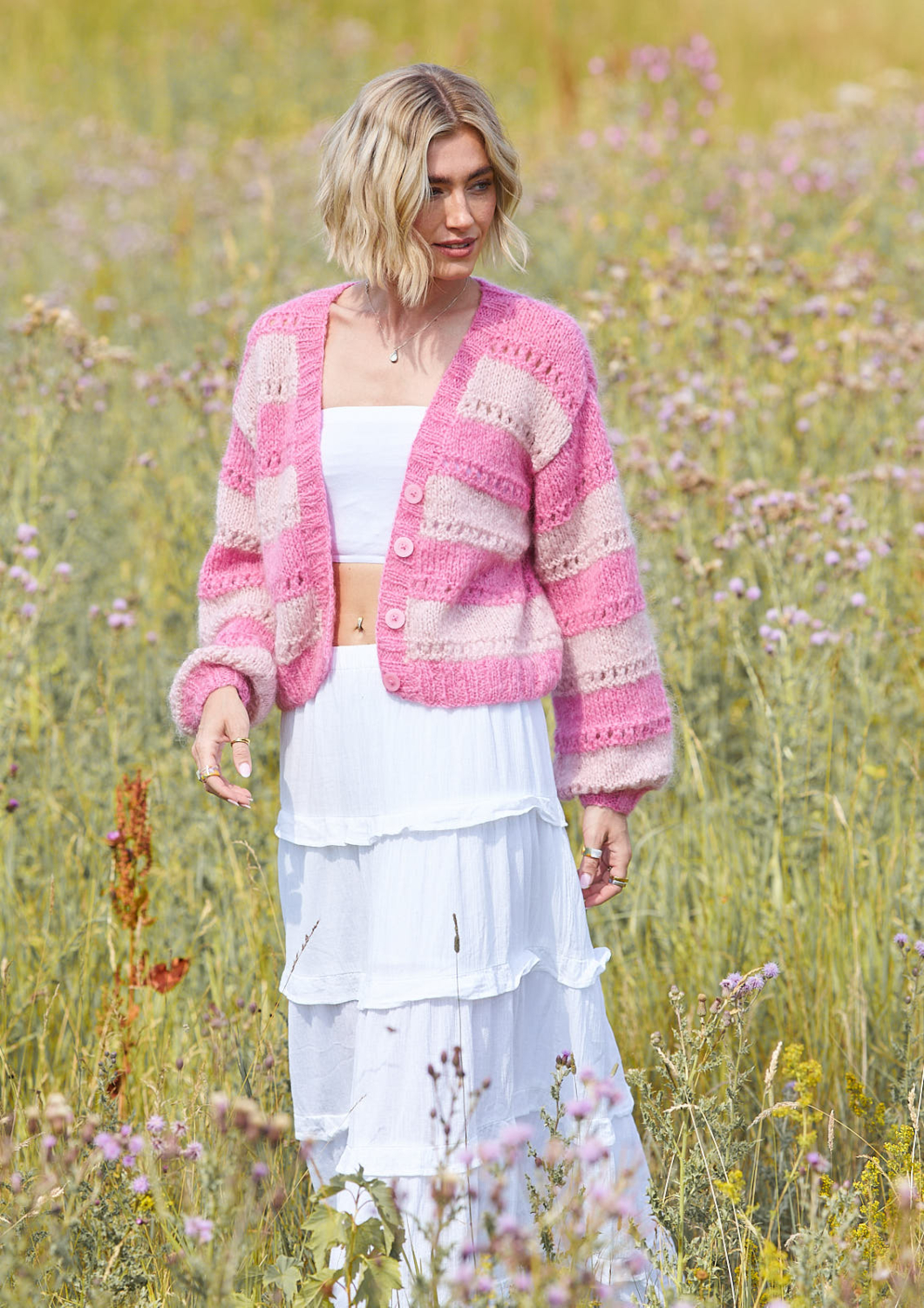 King Cole Flair Solo Chunky Sweater and Cardigan Pattern 6597
