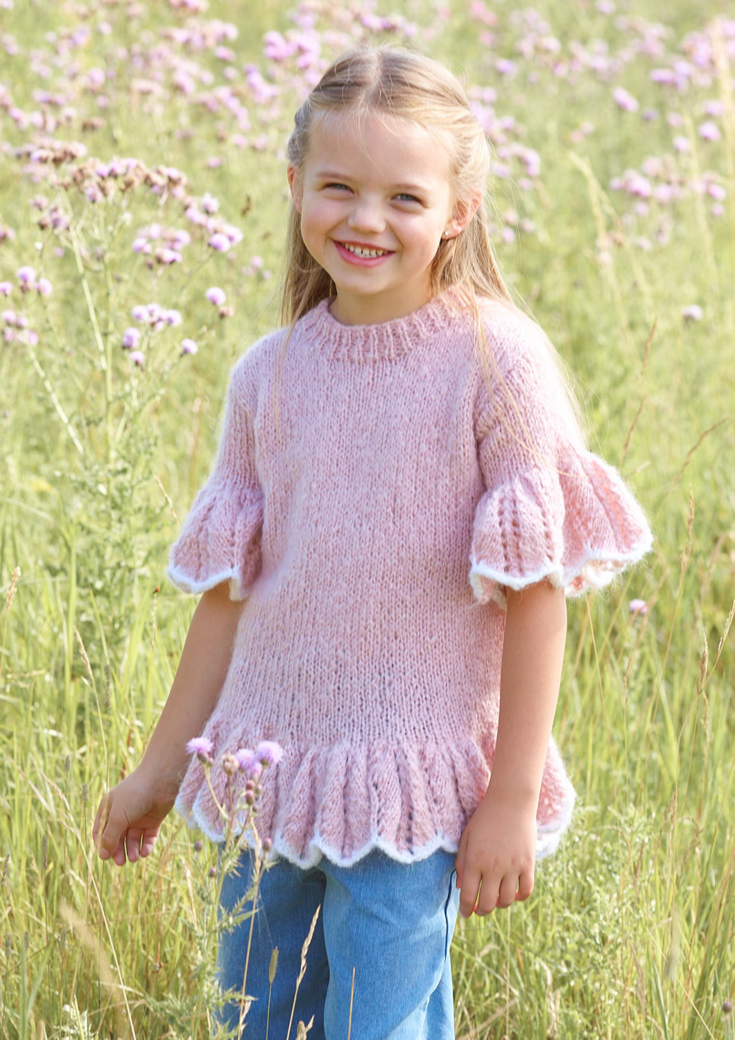 King Cole Flair Solo Chunky Sweater, Cardigan and Tank Top Pattern 6598