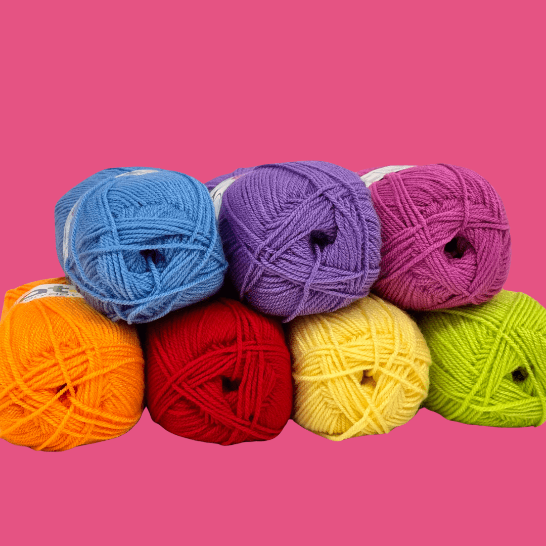 7 x 100g Cygnet Pato DK - Rainbow Pack