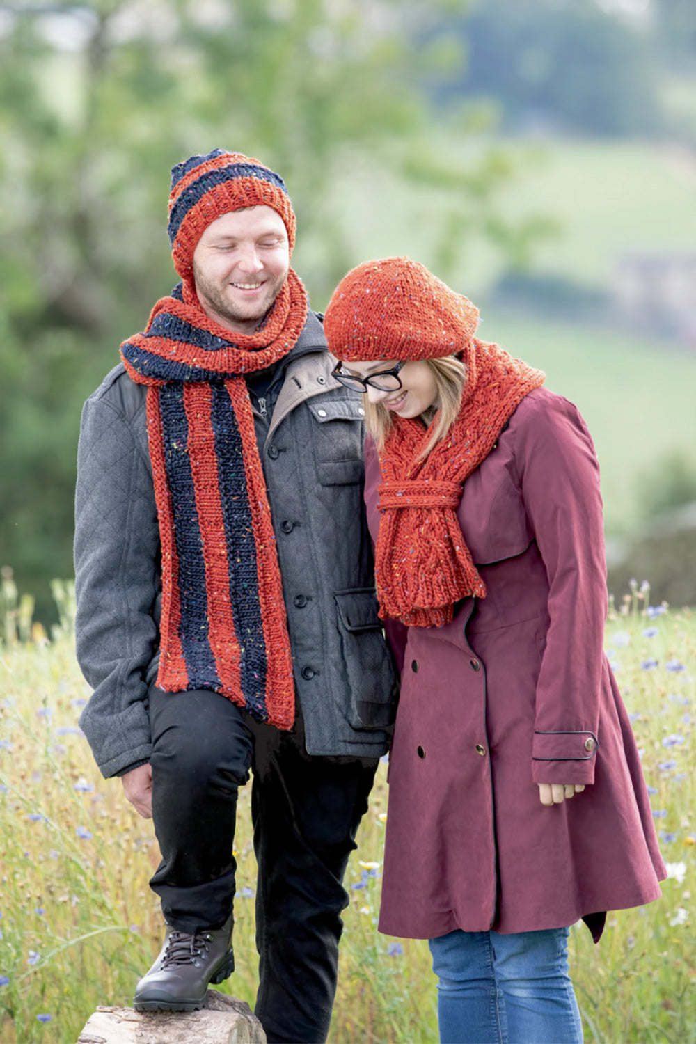 Wendy Wools Knit's Recycled Hat & Scarf Pattern 7008