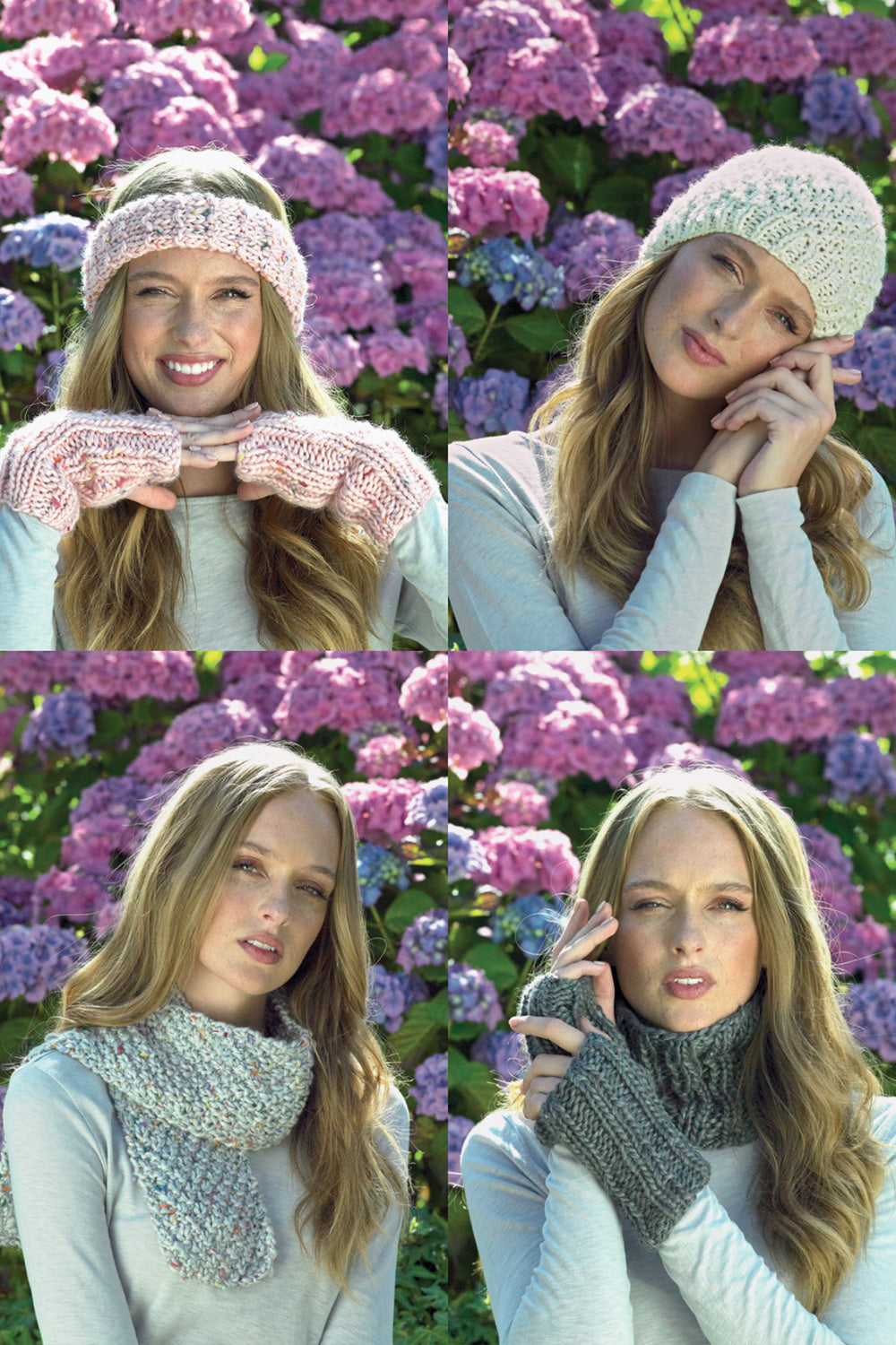 Wendy Wools Knit's Recycled Scarf, Headband, Neck & Wrist Warmers Pattern 7012