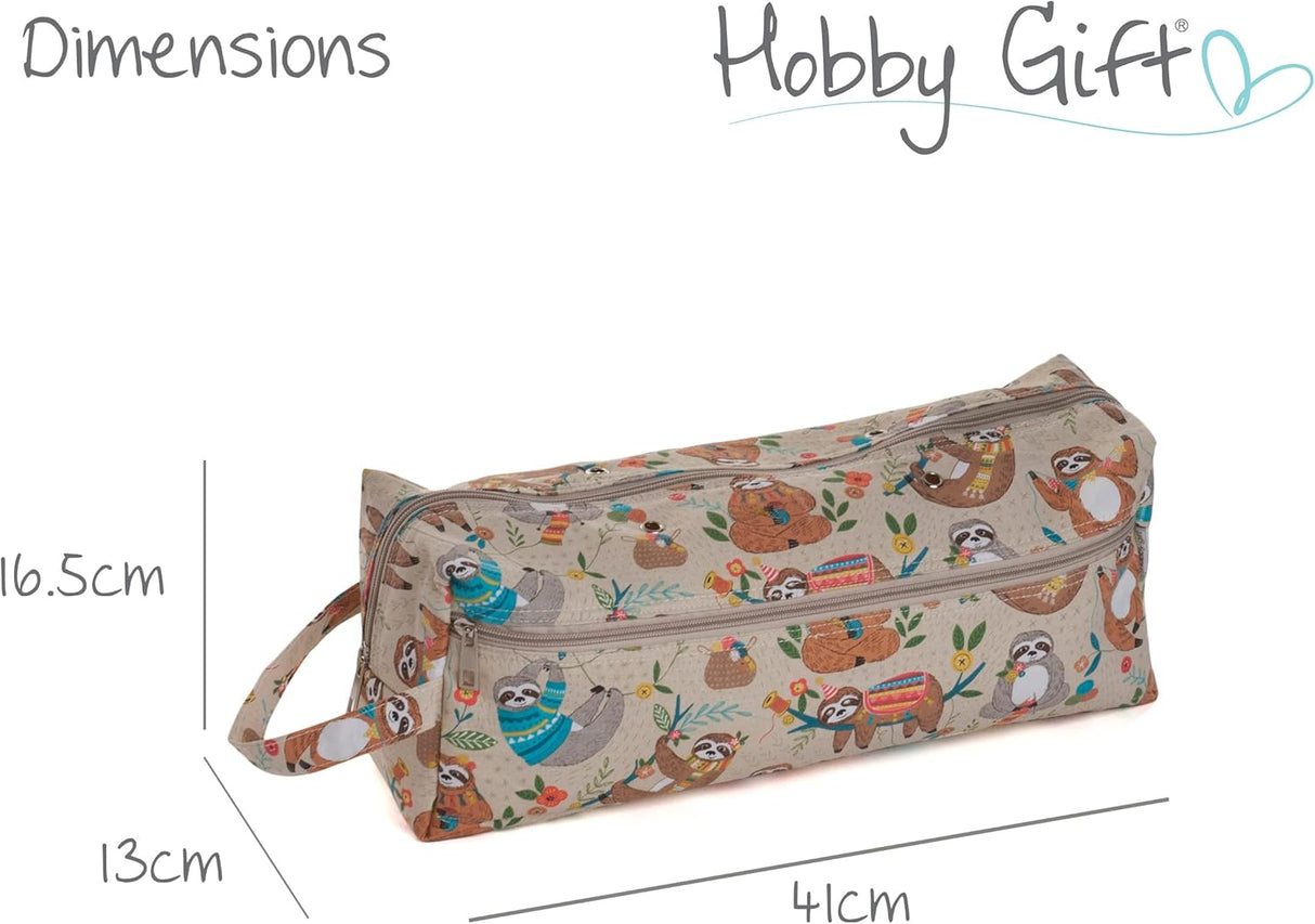 Hobbygift Sloth Yarn Bag with Pocket