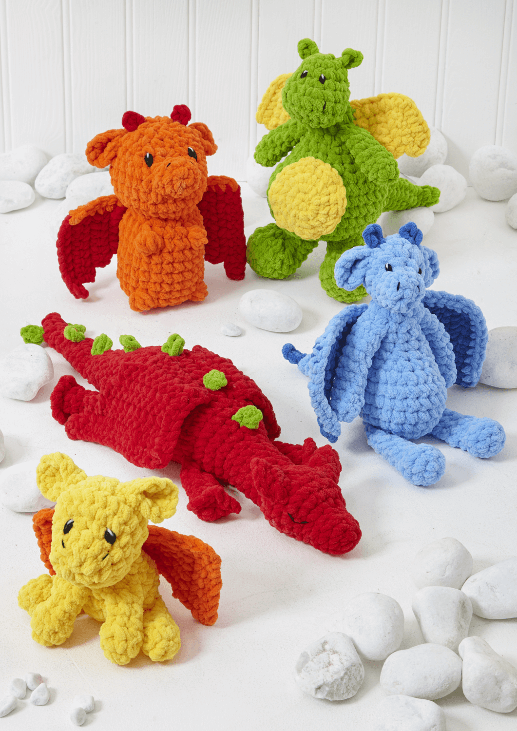 King Cole Toastie Dragons Crochet Pattern 9204