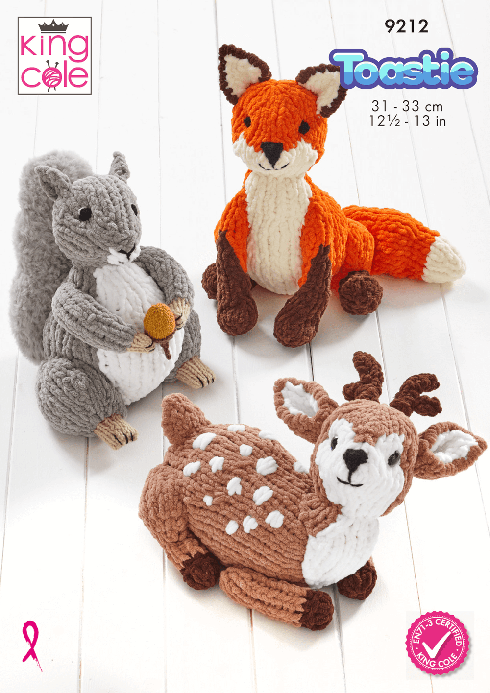 King Cole Toastie Woodland Wildlife Pattern 9212