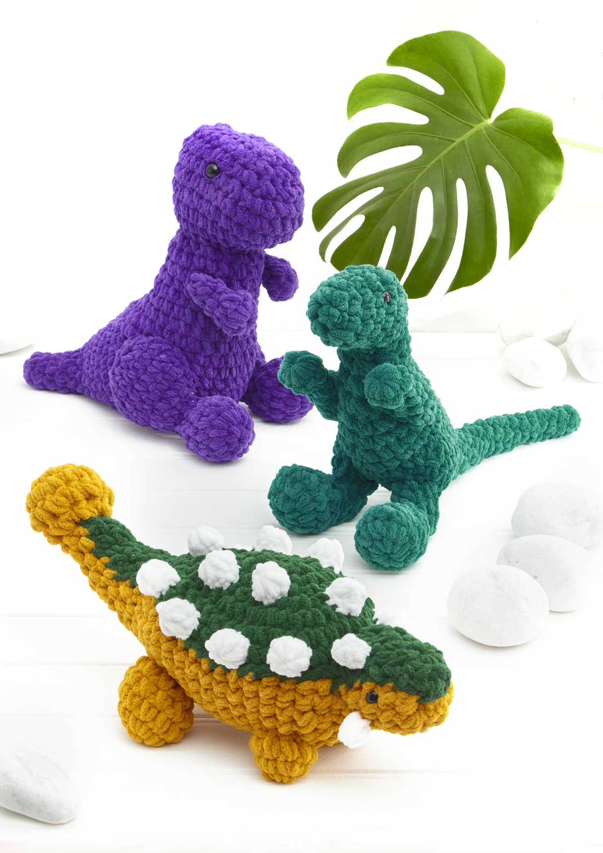 King Cole Toastie Dinosaurs Crochet Pattern 9222