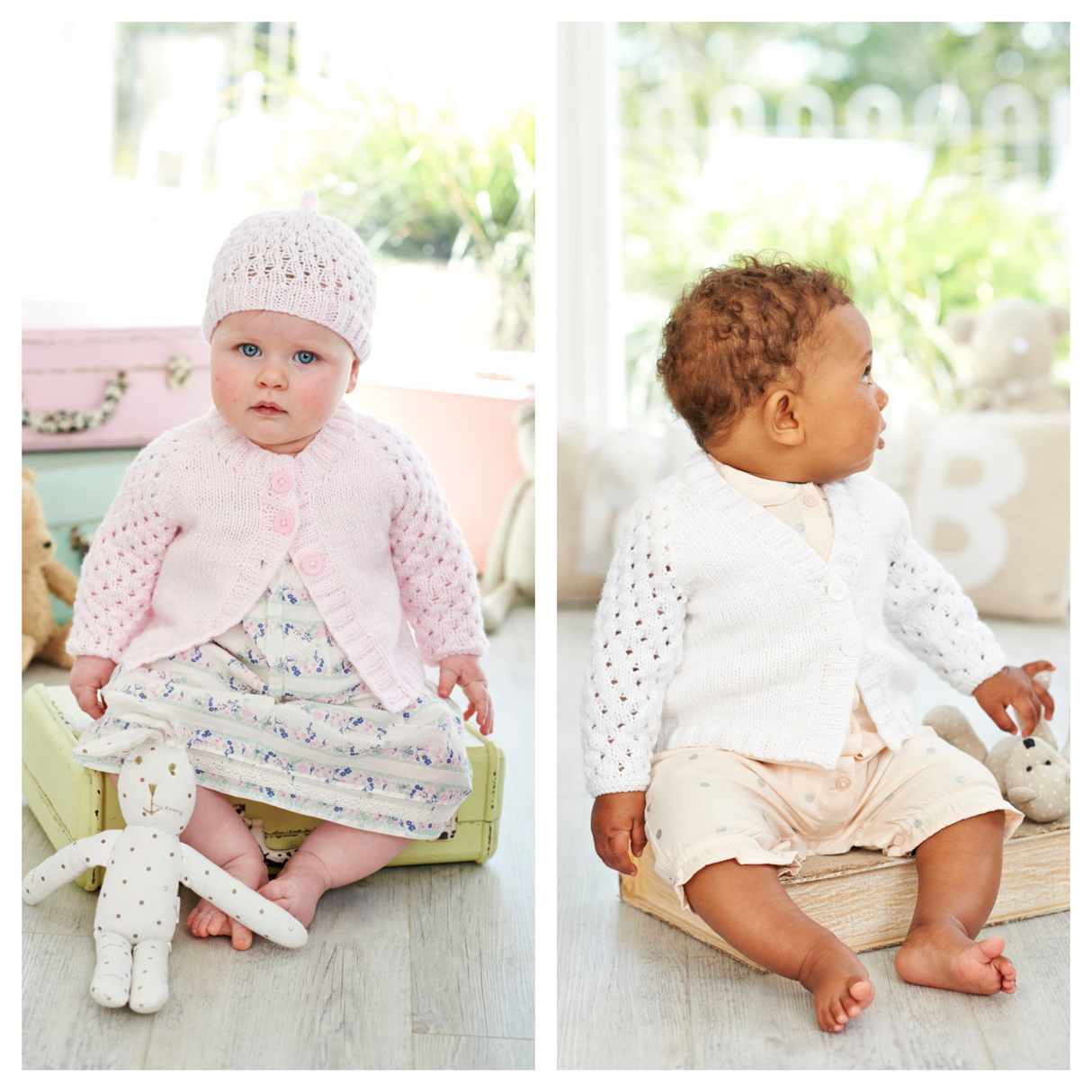 Stylecraft Special for Babies DK Cardigans and Hat Pattern 9346