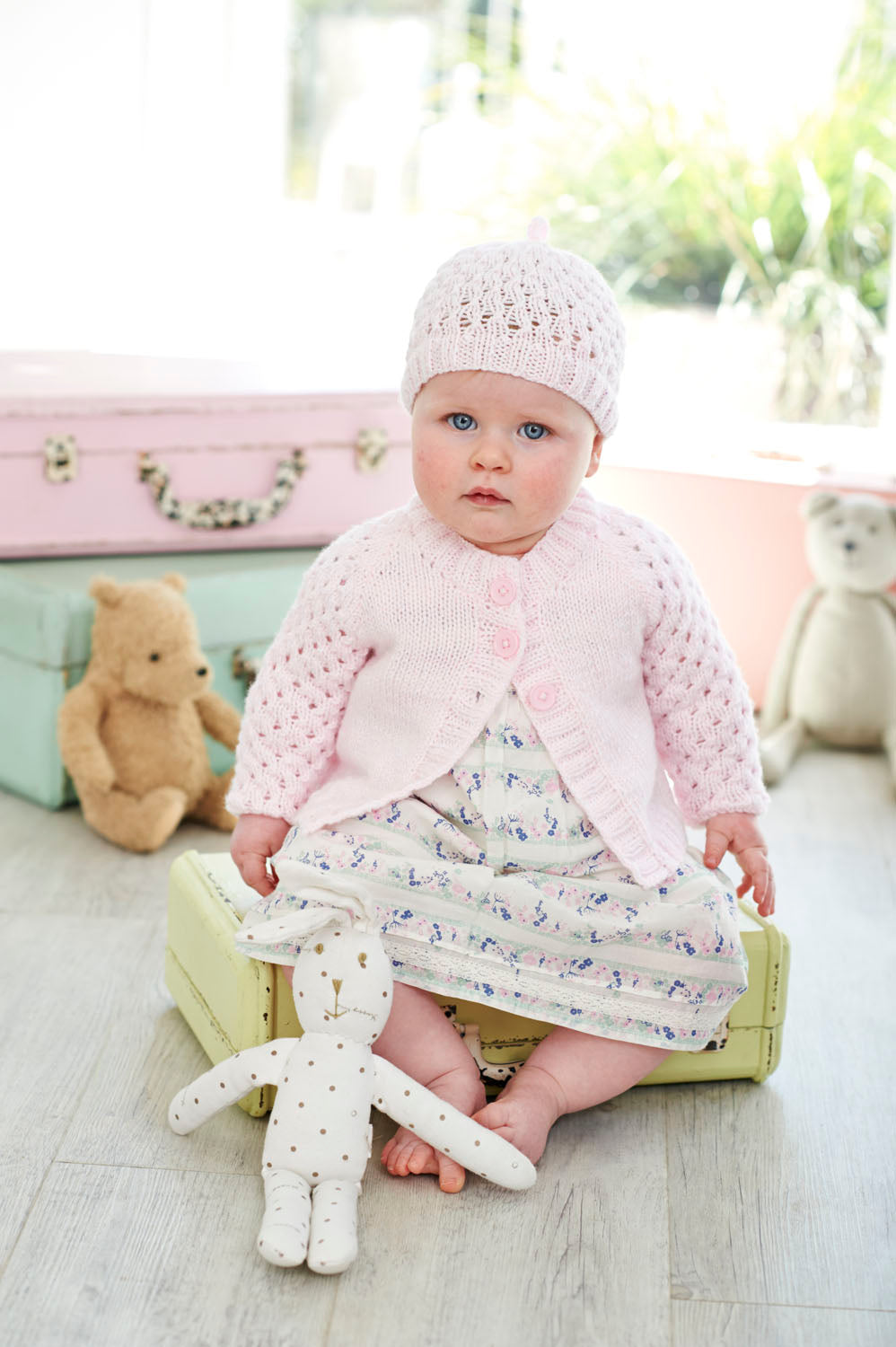 Stylecraft Special for Babies DK Cardigans and Hat Pattern 9346