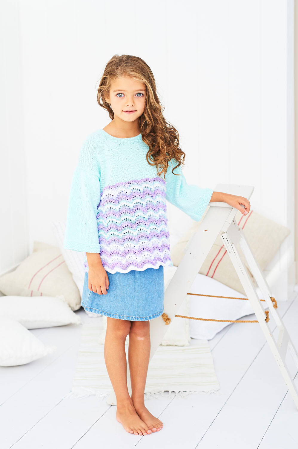 Stylecraft New Wondersoft DK Sweater and Cardigan Pattern 9636