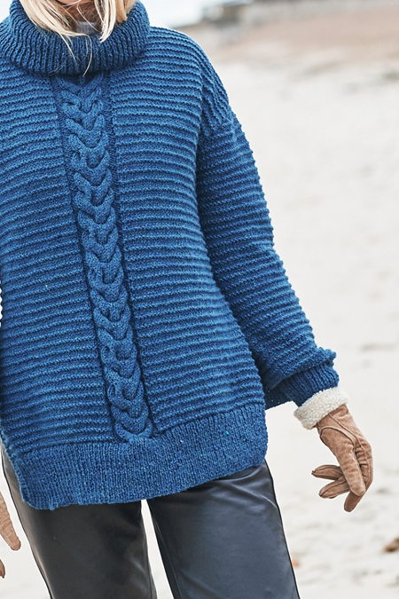 Stylecraft Highland Heathers DK Sweater Pattern 9863