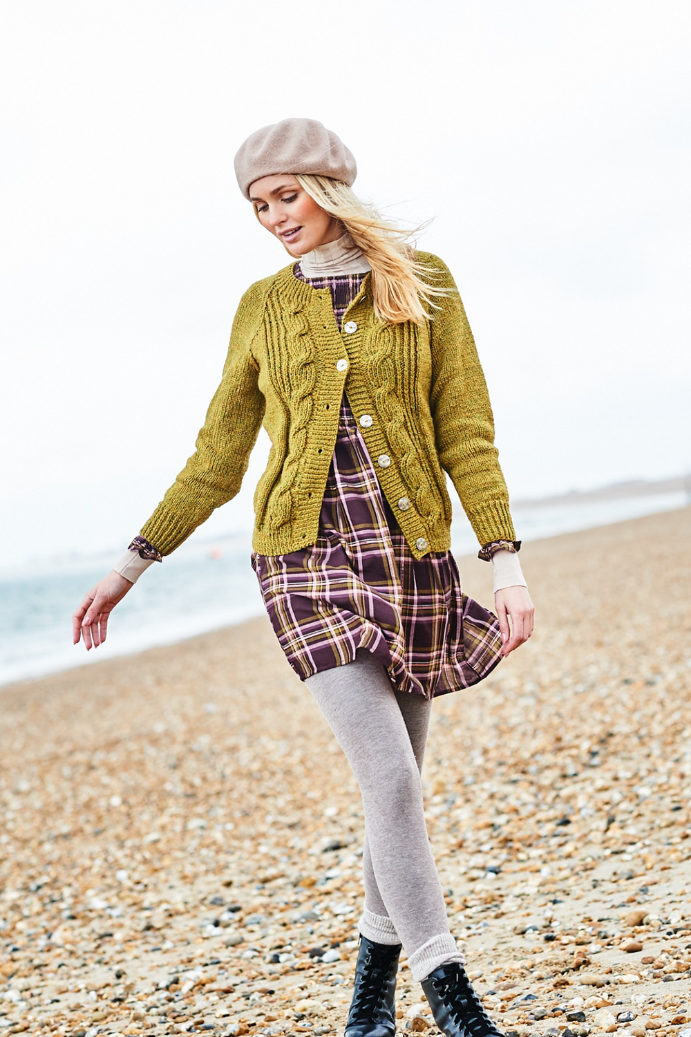 Stylecraft Highland Heathers Aran Cardigan Pattern 9871